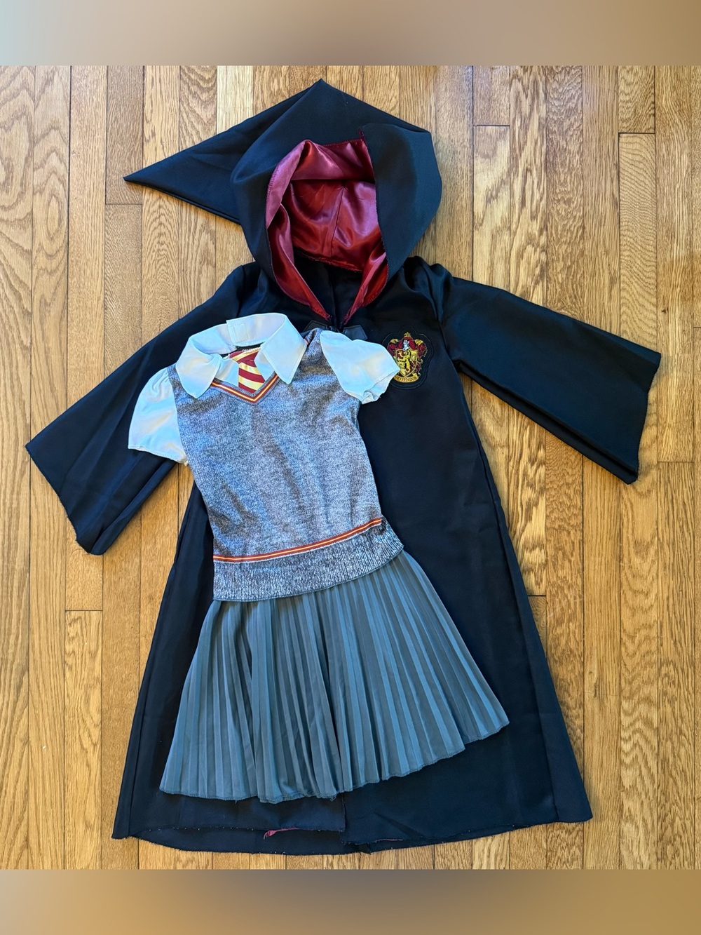 Deluxe Official Harry Potter Hermione Wizarding World Costume, Kids Size (4-6x)